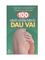 Tài liệu 100 cách chữa bệnh đau vai pdf
