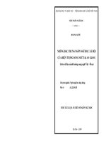 Những đặc tr-ng ngôn ngữ học xã hội    Của hiện t-ợng song ngữ TạI AN GIANG     (trên cứ liệu cảnh huống song ngữ Việt - Hoa)