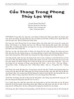 Tài liệu Cầu Thang Trong Phong Thủy Lạc Việt docx