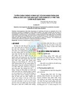Tài liệu Tuyển chọn chủng vi sinh vật có khả năng phân giải xenluloza cao cho sản xuất chế phẩm xử lý phế thải chăn nuôi dạng rắn pptx