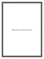 Tài liệu NHỮNG CHIẾC BÁT GỐM MỸ THUẬT ĐEN ppt