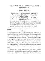 Véc tơ phân cực của nơtron tán xạ trong tinh thể sắt từ