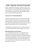 Tài liệu 8 cách “nâng cấp” bản thân khi ứng tuyển pptx