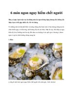 Tài liệu 6 món ngon nguy hiểm chết người doc