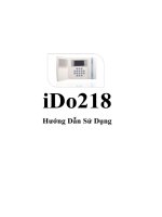 Tài liệu Hướng dẫn sử dụng iDo218 pdf