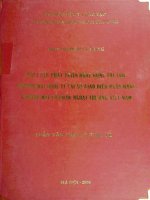 giải pháp phát triển tài trợ thương mại quốc tế tại sở giao dịch ngân hàng thương mại cổ phần ngọai thương việt nam