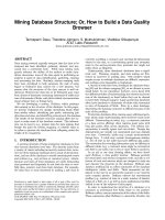 Tài liệu Mining Database Structure; Or, How to Build a Data Quality Browser docx