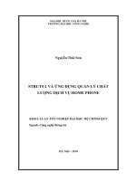 struts 2 và ứng dụng quản lý chất lượng dịch vụ home phone