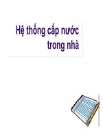 Tài liệu Hệ thống cấp nước trong nhà doc