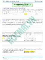 Ôn tập điện xoay chiều phần 1