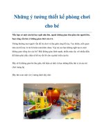 Tài liệu Những ý tưởng thiết kế phòng chơi cho bé ppt
