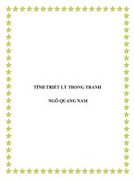 Tài liệu TÍNH TRIẾT LÝ TRONG TRANH NGÔ QUANG NAM pot