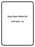Tài liệu Mont Saint-Michel tiếc nuối ngàn xưa doc