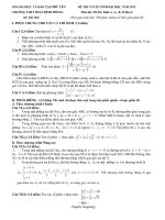 Tài liệu Đề Thi Thử Đại Học Khối A, A1, B, D Toán 2013 - Phần 19 - Đề 17 doc