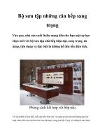 Tài liệu Bộ sưu tập những căn bếp sang trọng pdf