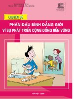 Tài liệu PHẤN ĐẤU BÌNH ĐẲNG GIỚI VÌ SỰ PHÁT TRIỂN CỘNG ĐỒNG BỀN VỮNG doc