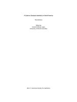 Tài liệu A Guide to Graduate Aesthetics in North America ppt