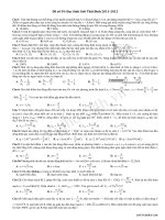 Tài liệu Đề Thi Thử Đại Học Khối A Vật Lý 2013 - Đề 39 docx
