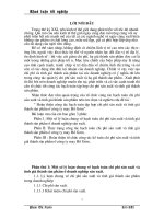 hoàn thiện công tác hạch toán tập hợp chi phí sản xuất và tính giá thành sản phẩm ở công ty may hồ gươm