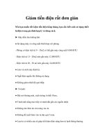 Tài liệu Giảm tiền điện rất đơn giản ppt