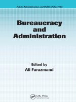 Tài liệu Bureaucracy and Administration pptx