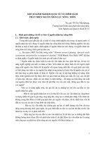 Tài liệu MỘT SỐ KINH NGHIỆM QUỐC TẾ VỀ CHÍNH SÁCH PHÁT TRIỂN NGUỒN NHÂN LỰC NÔNG THÔN ppt