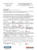 Tài liệu Đáp Án Đề thi đại học môn Vật lí năm 2013 - Mã đề 859 - khối A docx