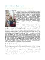 Tài liệu Differentiation in Health and Physical Education doc