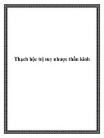 Tài liệu Thạch hộc trị suy nhược thần kinh doc