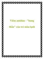 Tài liệu Viêm amidan - 