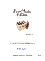 Tài liệu IBREW MASTER IPAD EDITION VERSION 1.45 pptx