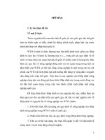 chính sách và pháp luật nông nghiệp việt nam và hiệp định nông nghiệp của tổ chức thương mại thế giới (wto)