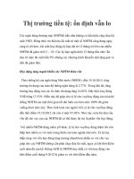 Tài liệu Thị trường tiền tệ: ổn định vẫn lo ppt