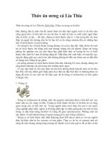 Tài liệu Thức ăn ương cá Lia Thia pptx