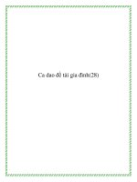 Tài liệu Sưu tầm một số bài ca dao đề tài gia đình docx