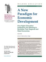 Tài liệu A New Paradigm for Economic Development docx