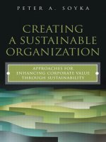 Tài liệu Creating a Sustainable Organization: Approaches for Enhancing Corporate Value Through Sustainability pdf