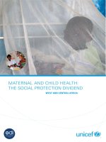 Tài liệu MATERNAL AND CHILD HEALTH: THE SOCIAL PROTECTION DIVIDEND ppt