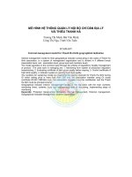 Tài liệu Mô hình hệ thống quản lý nội bộ Chỉ dẫn địa lý vải Thiều Thanh Hà ppt