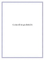 Tài liệu Ca dao đề tài gia đình yên ấm doc