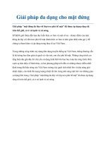 Tài liệu Giải pháp đa dạng cho mặt đứng pdf