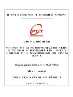 Nghiên cứu về mạng bootrom và triển khai hệ thống mạng bootrom tại trường cao đẳng nghề cơ điện và công nghệ thực phẩm hà nội