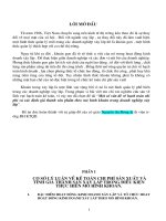 một số vấn đề về hạch toán chi phí và xác định giá thành sản phẩm theo mô hình khoán trong doanh nghiệp xây lắp