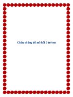 Tài liệu Chữa chứng đổ mồ hôi ở trẻ em pot