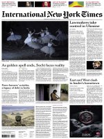 International New York Times số ra ngày 24/2/2014