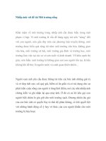 Tài liệu Nhiếp ảnh với đề tài Môi trường sống docx