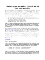 Tài liệu Giới thiệu Spring Roo, Phần 2: Phát triển một ứng dụng bằng Spring Roo pptx