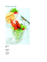 Tài liệu Xà lách may mắn ppt