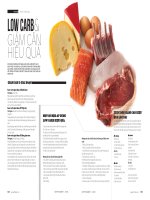 LOW CARB giảm cân hiệu quả