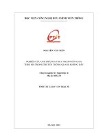 Nghiên cứu giải pháp đa truy nhập phân chia theo mã trong truyền thông quang không dây